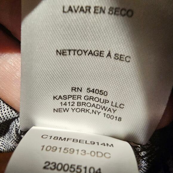 Jones New York L NWT Gingham Top Preppy Smart Classic Workwear Minimalist Chic - Picture 15 of 16